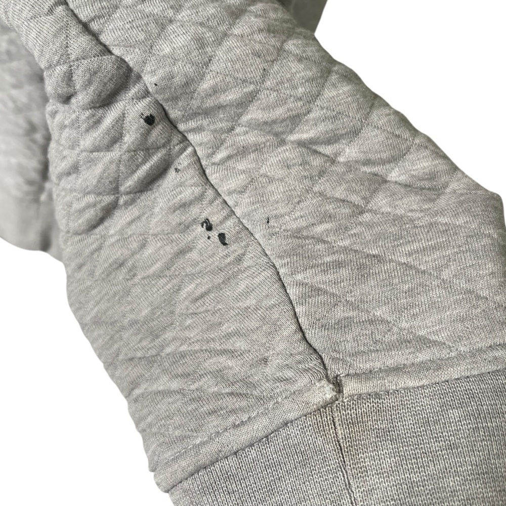 Patagonia Gray Organic Cotton Snap-T Pullover Quilted Outdoor Size Medium M - Picture 12 of 13